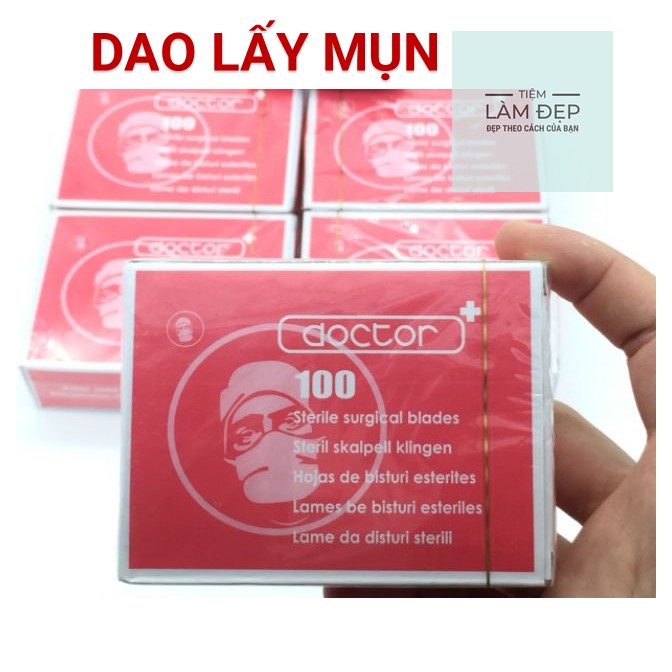 Dao mổ y tế doctor số 11 lấy mụn hộp 100 lưỡi dao