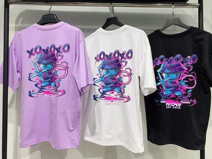 Áo thun in hình XOXO - Áo thun unisex nam nữ đều mặc được