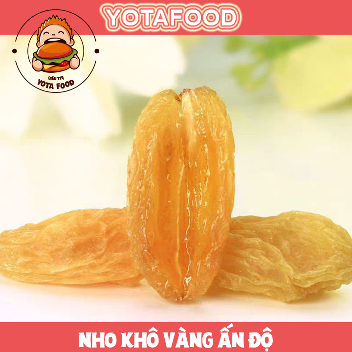 Nho vàng khô ấn độ loại ngon | yotafood - 500gram