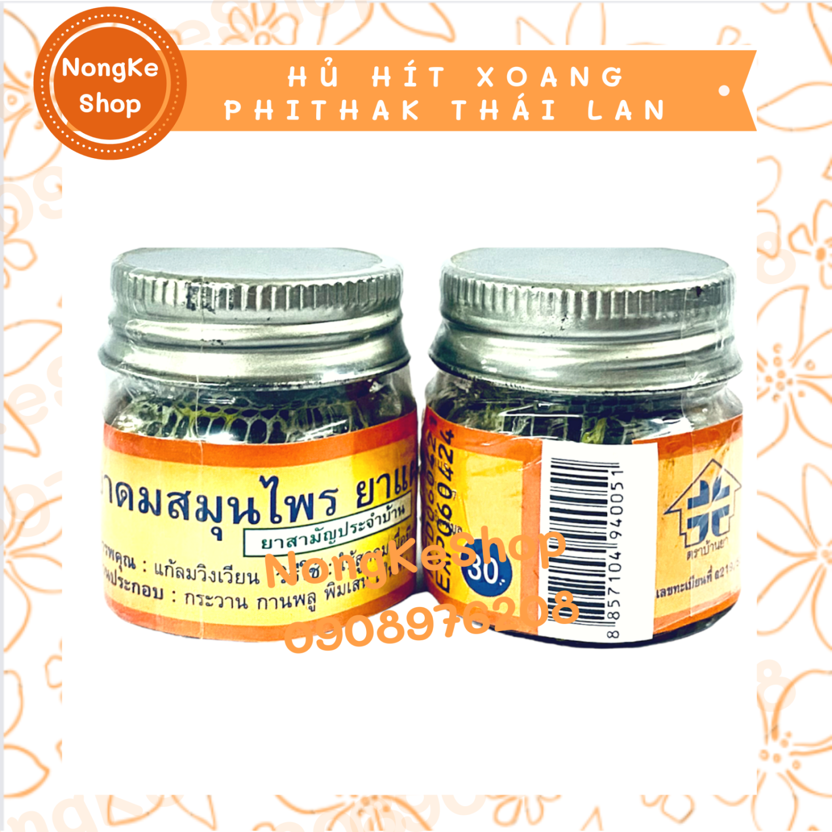 Lố 12 hủ hít xoang Phithak Thái Lan