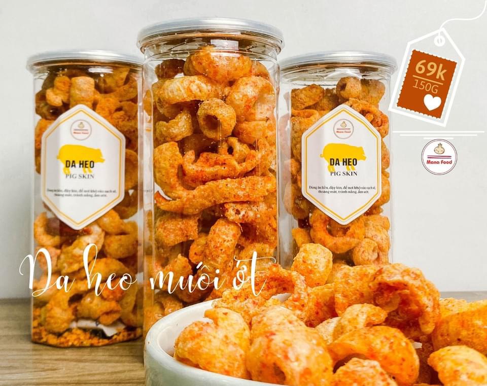 [180.G] DA HEO MẮM HÀNH | DA HEO TỎI ỚT - CHIÊN GIÒN