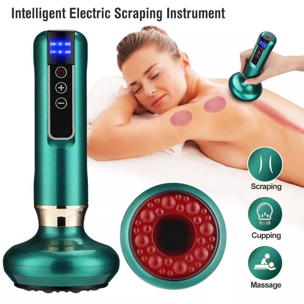 Cốc giác hơi cạo gió, dụng cụ giác hơi bằng điện, bo ong giac hoi hut chan khong, máy cạo gió điện tử, bộ giac hơi , dùng pin sạc sử dụng tại nhà hỗ trợ lưu thông máu điều hòa khí huyết