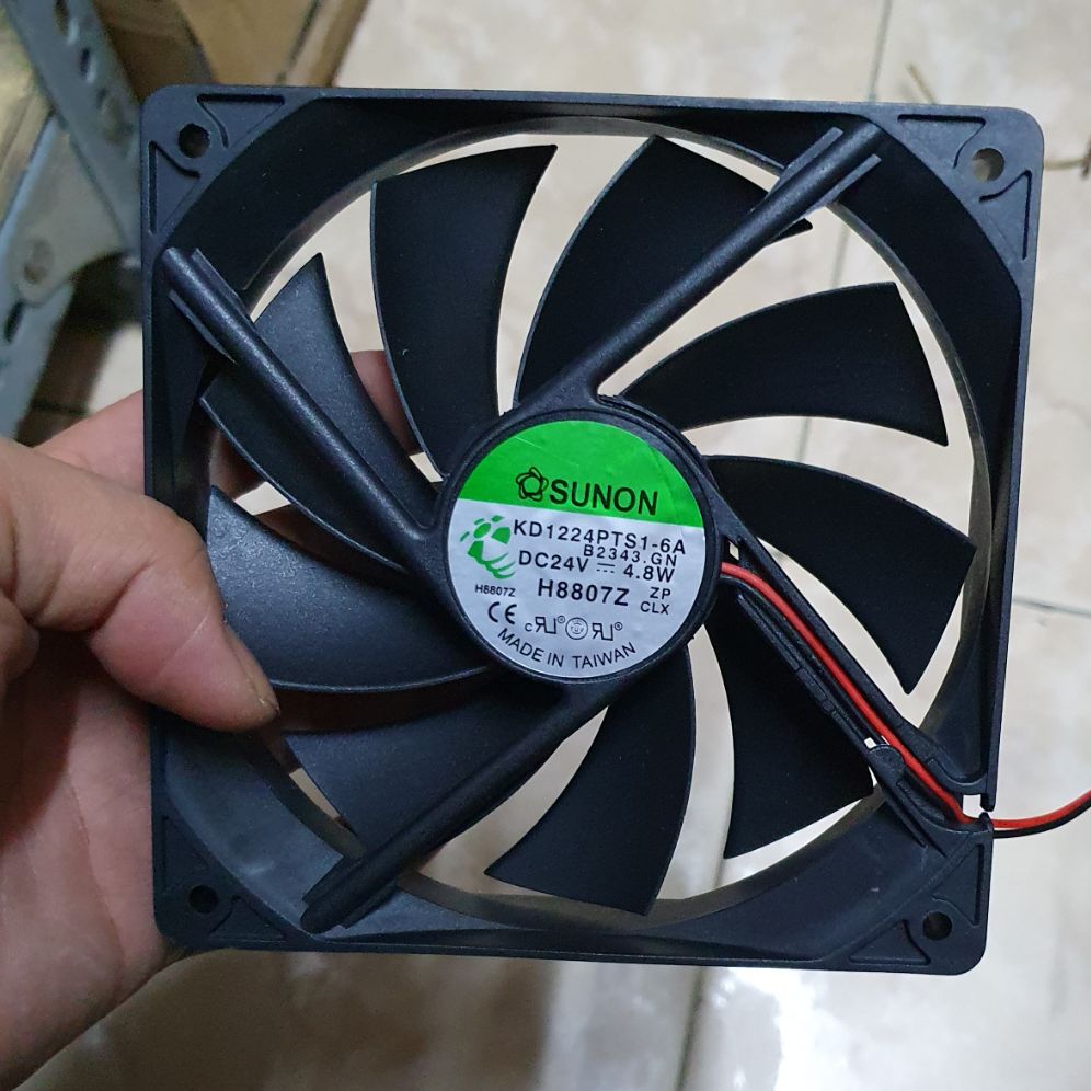 quạt tản nhiệt 24vôn 12cm