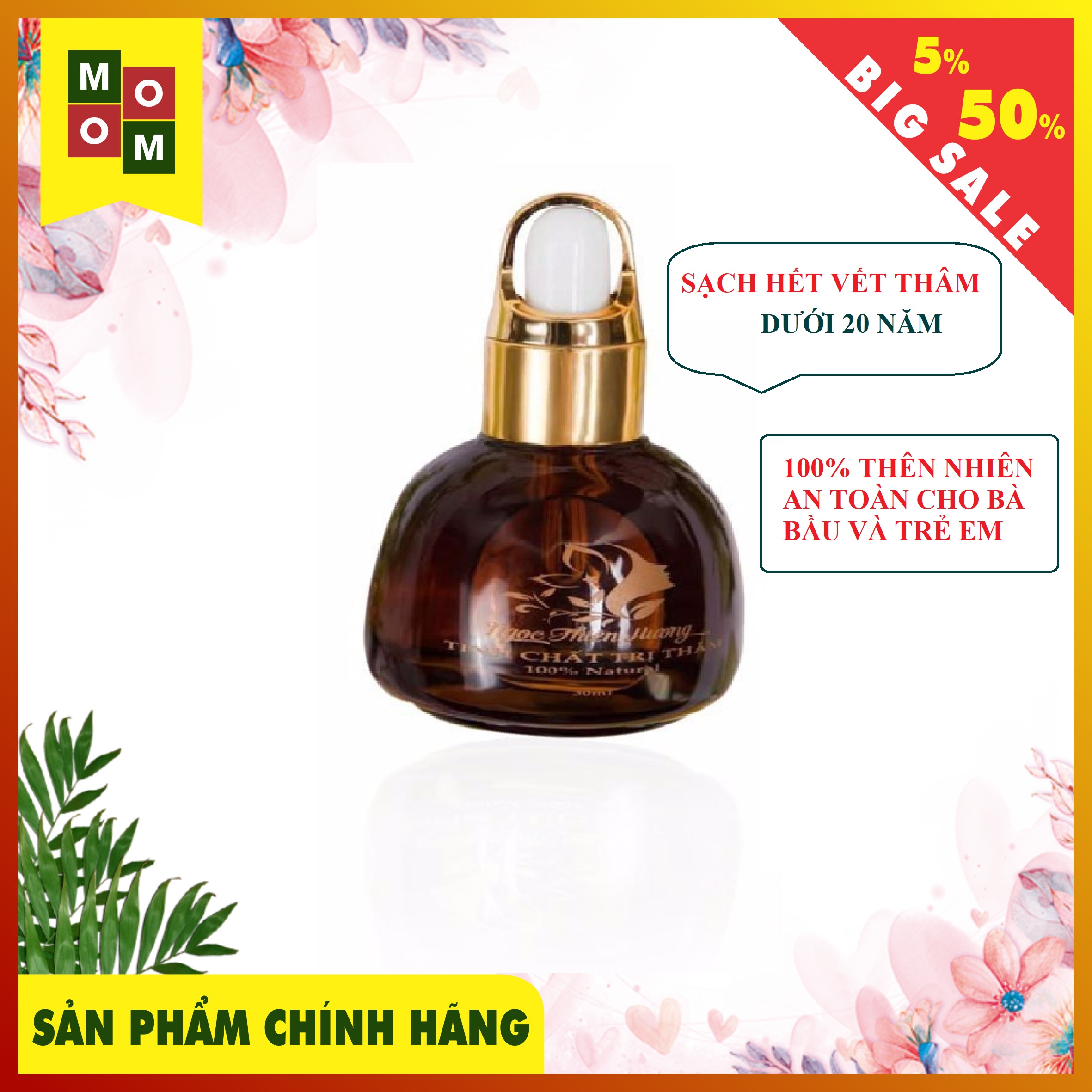 [Hoàn Tiền 20%] Tinh Chất xóa Thâm Ngọc Thiên Hương (30ml) Xóa Thâm do côn trùng cắn Thâm body Thâm mắt Thâm nách Đầu gối cánh tay Dưỡng Trắng Giảm Sẹo 100% thiên nhiên an toàn cho trẻ em và bà bầu