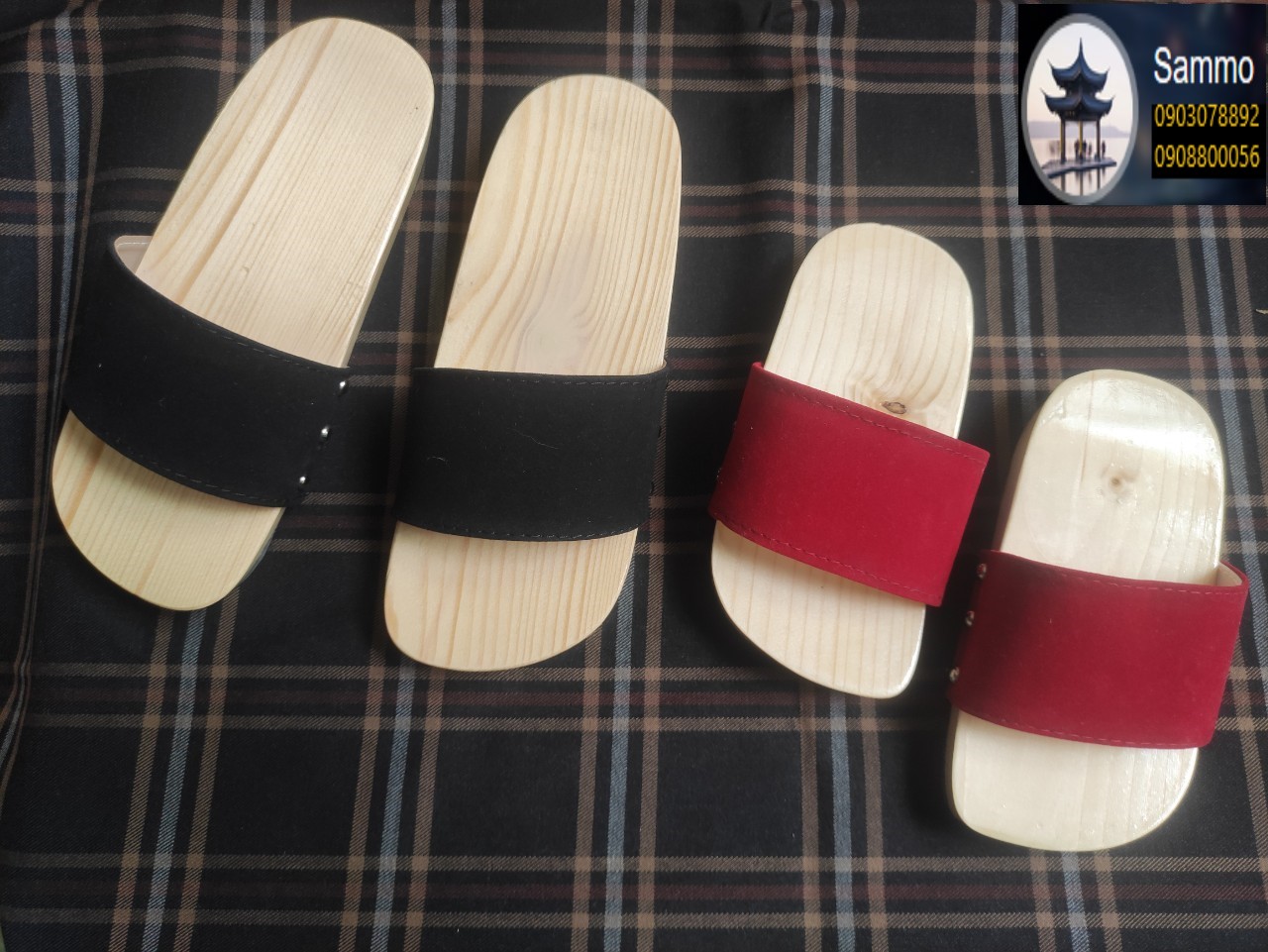 Guốc Gỗ Guốc Mộc Mẹ Và Bé ( Có đóng thêm đế cao su )