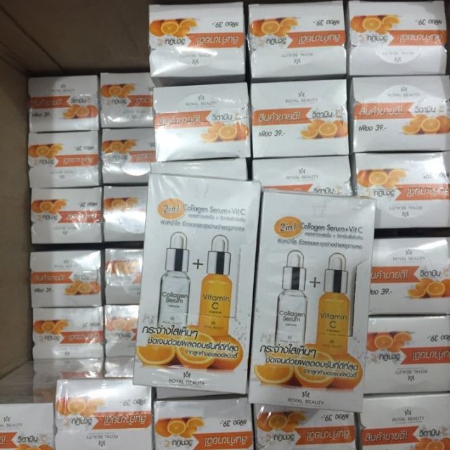 SERUM DƯỠNG TRẮNG DA CHỐNG LÃO HÓA COLLAGEN & VITC THÁI LAN