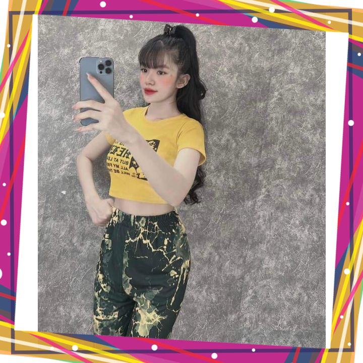 Bộ thể thao loang dài cá tính