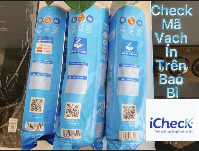 Bộ 3 quả lọc nước karofi 1.2.3 chính hãng flow store .dùng cho tất cả các loại máy lọc nước ro