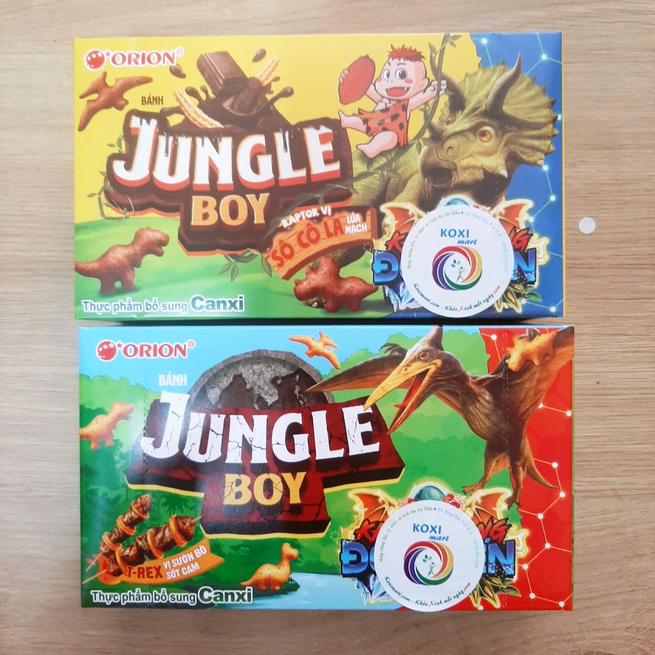 Bánh thú Jungle Boy  ORION phiên bản 72 thẻ hộp 35g