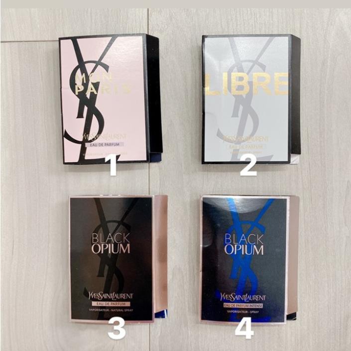 Vial mẫu thử nước hoa mini yssl yves saint laurent mon paris - libre - black opium đủ loại 1.2ml