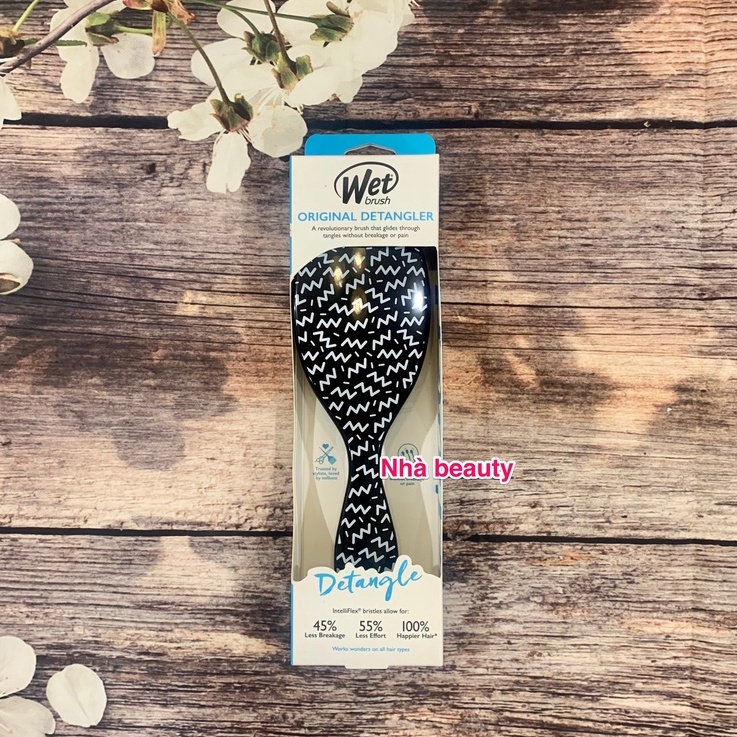 Lược chải tóc The Wet Brush Original Detangler Intelliflex Bristles