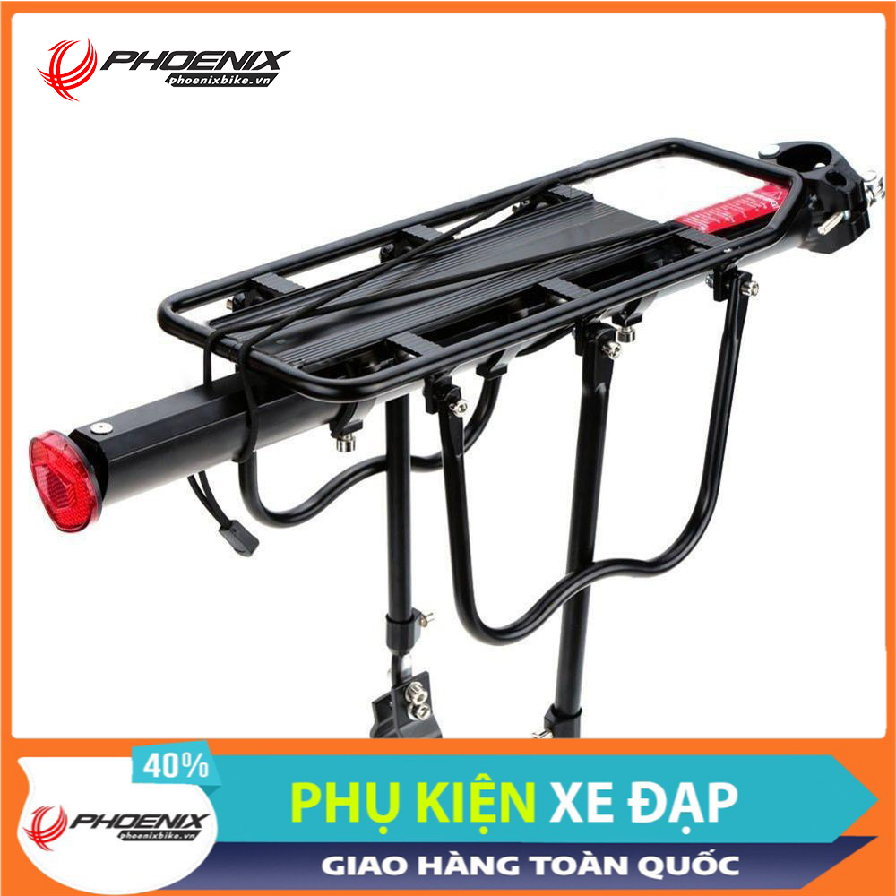 Gác Baga nhôm xe đạp bắt cọc yên cao cấp