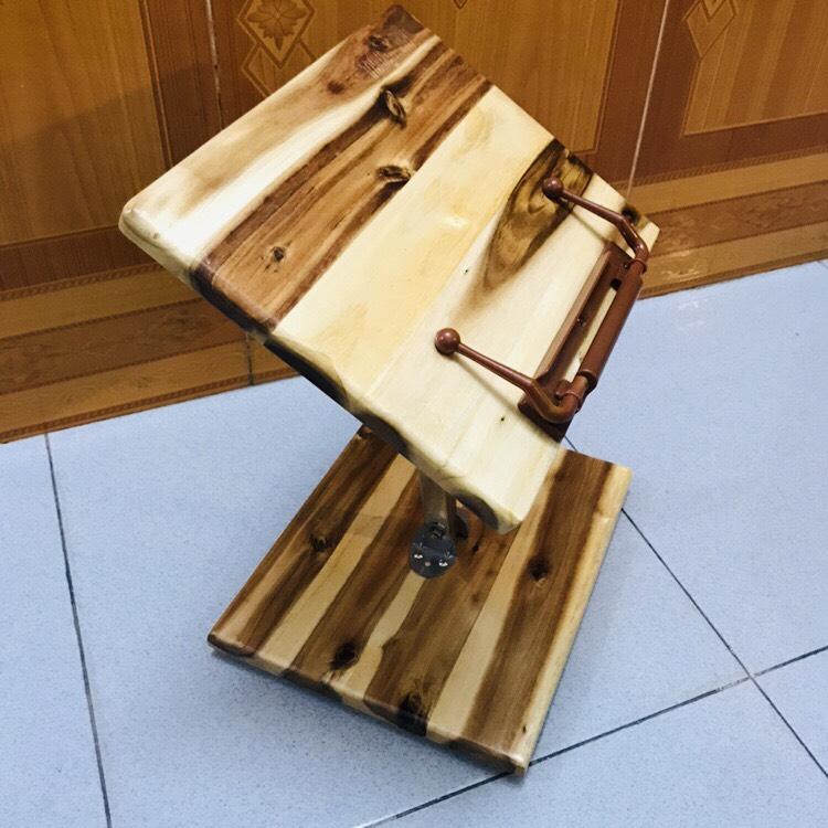 Kệ tụng kinh gỗ chân inox