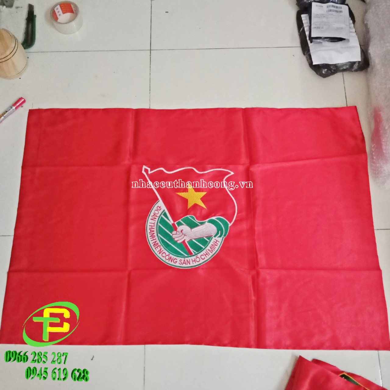 Cờ ĐOÀN in, cờ đoàn thanh niên