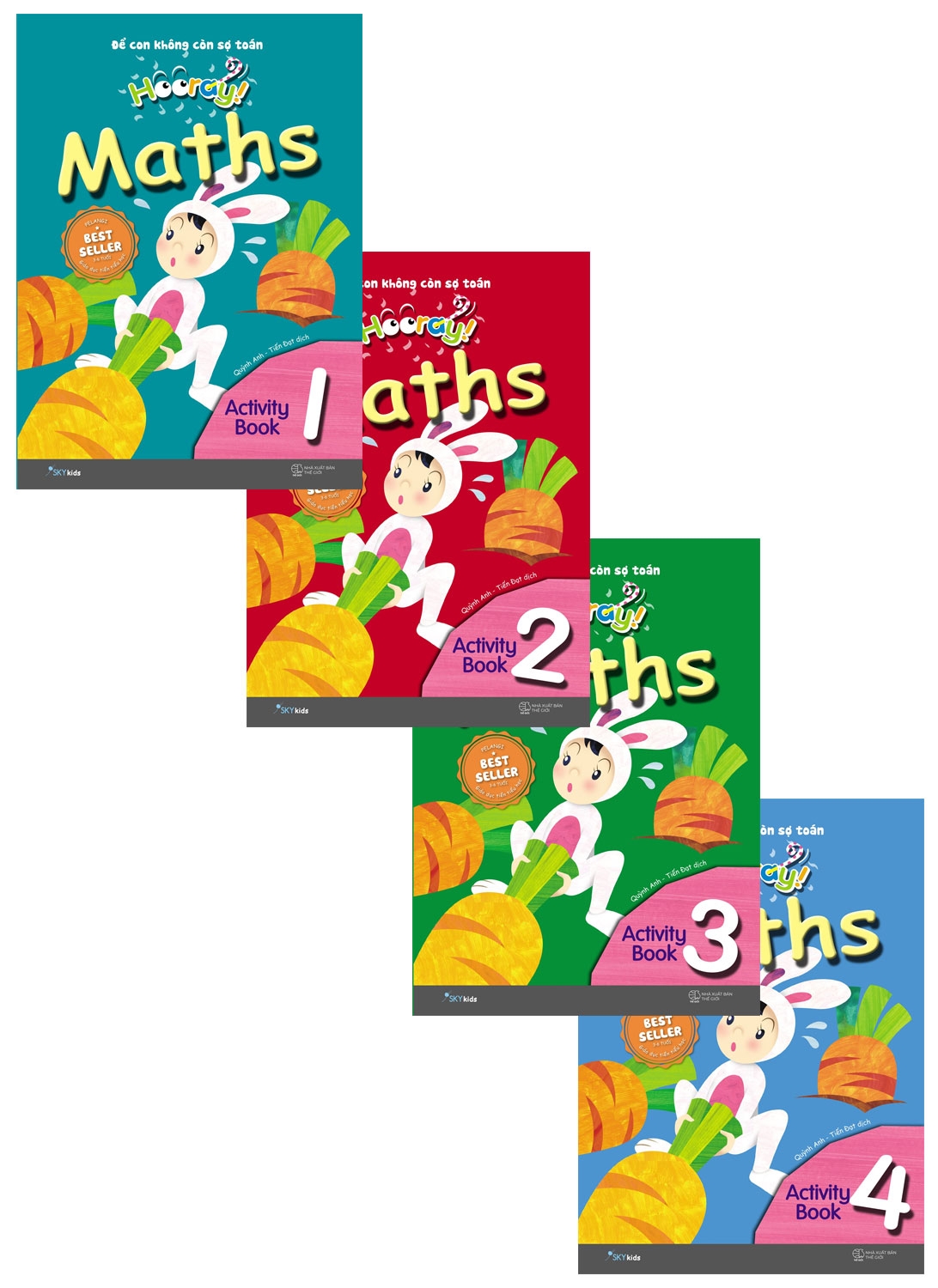 Fahasa - combo sách hay hooray math - để con không còn sợ toán - acitivity book