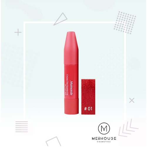 Son kem lì "bóp để tô" Mamonde Creamy Tint Squeeze Lip sản phẩm tốt chất lượng cao đảm bảo sản phẩm nhận được cam kết như hình