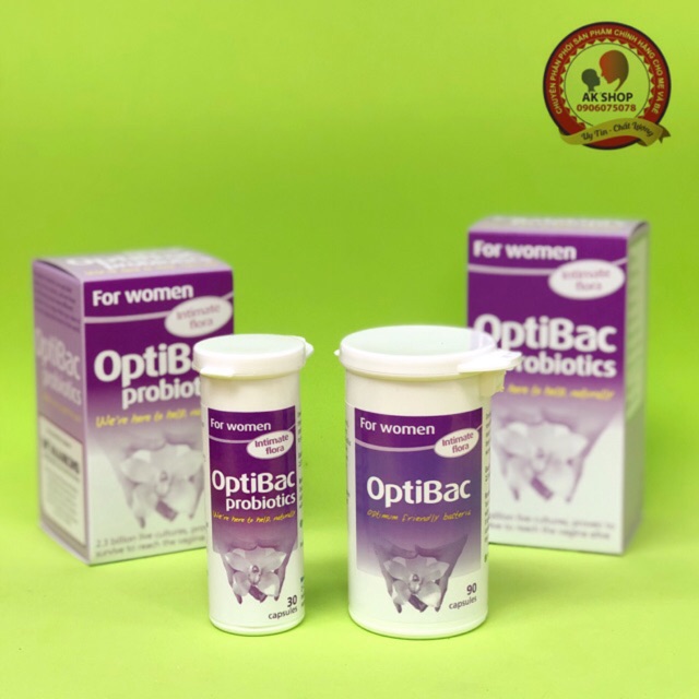 Men vi sinh optibac tím hàng uk