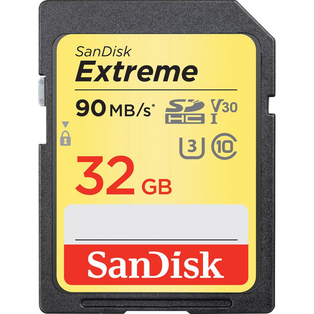 Thẻ nhớ sdhc sandisk extreme 32gb 90mb/s