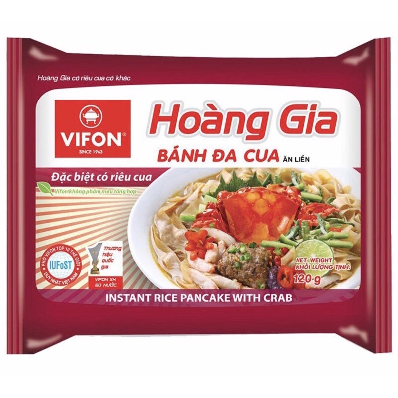 Hot sales cheap bánh đa cua hoàng gia vifon gói 120g