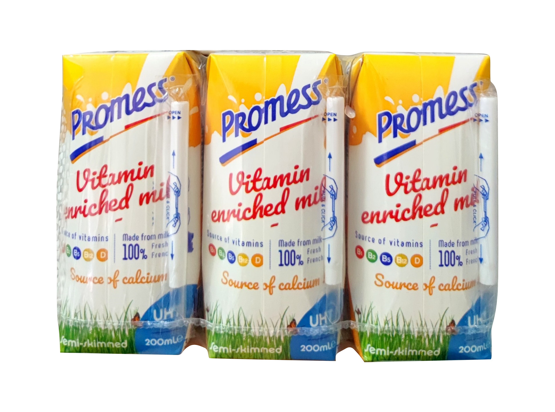 Sữa tươi Promess vitamin 3 hộp x 200ml