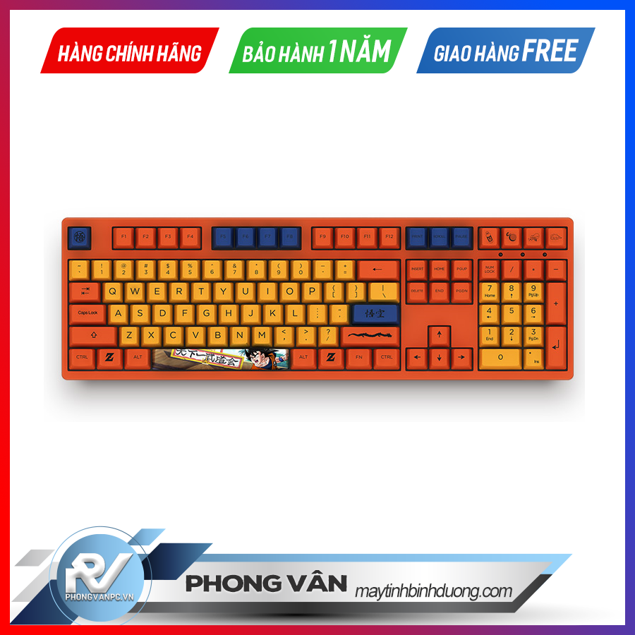 Bàn phím cơ akko 3108 dragon ball z – goku