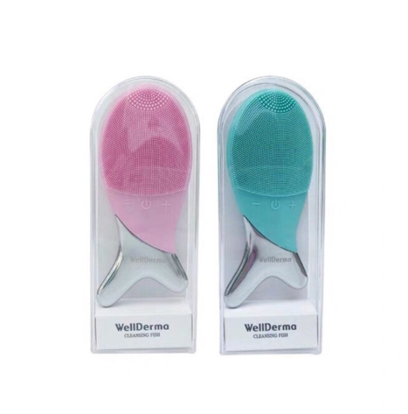 Máy rửa mặt con cá đa năng Well Derma Hàn Quốc