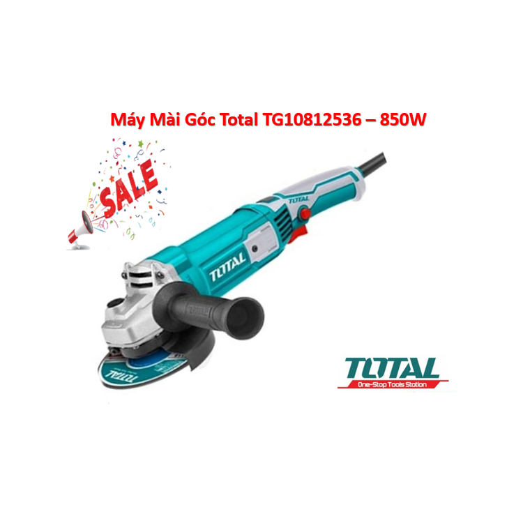 Máy mài góc total tg10812536 - 850w - 125mm