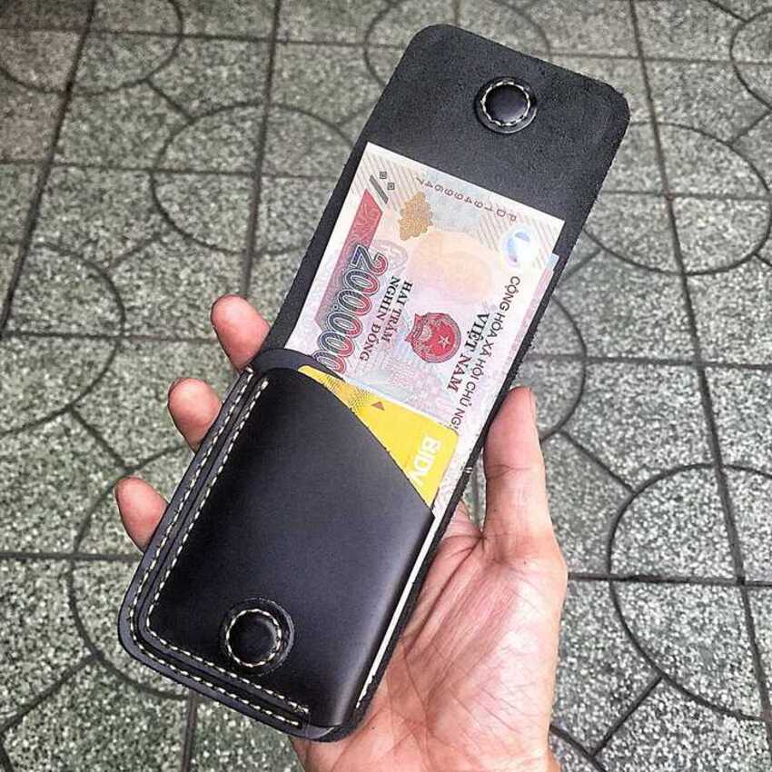 Ví Da Nam Nhỏ Gọn cao cấp SMARTWALLET - 6 màu lựa chọn – có nam châm - Ví Sen Da Bò nhập khẩu kèm mẫu thử – Bóp Da Bò - Ví Da Nhỏ Gọn