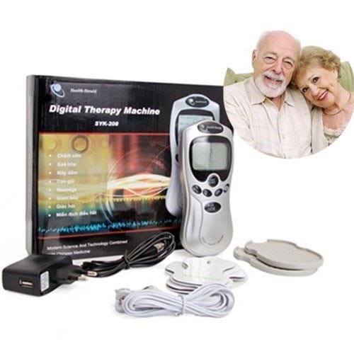 Máy Massager Xung Điện 4 Miếng Massage Bấm Huyệt Xoa Bóp Điện Rung [ FULLBOX ]