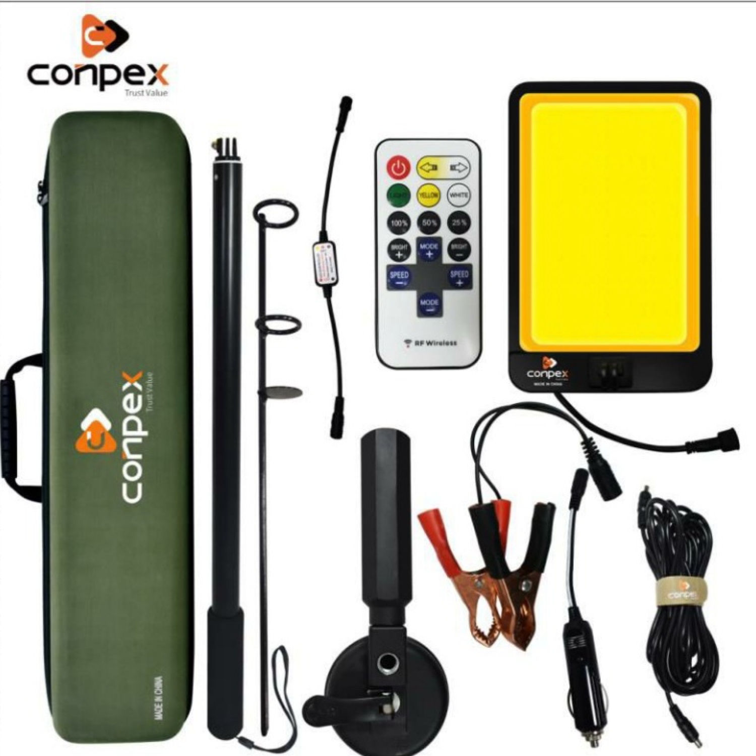 Bộ đèn camping Conpex version 2 nâng cấp chip led khả năng tụ sáng tốt