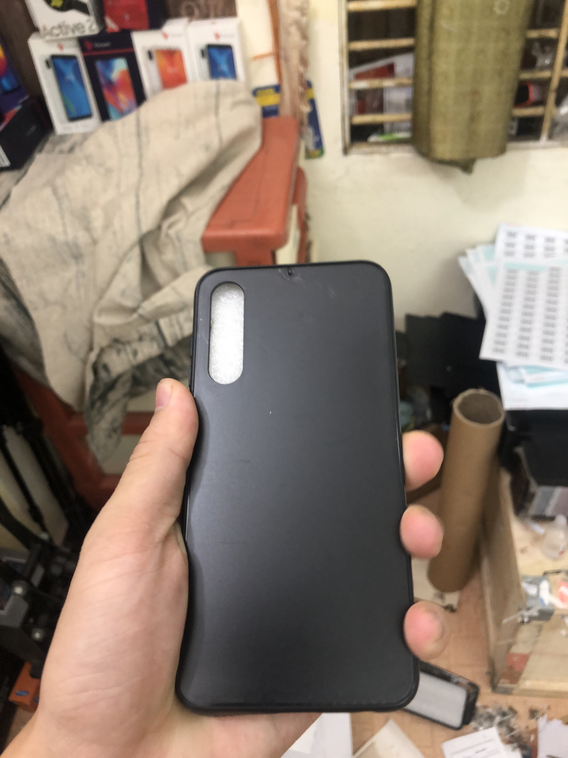 Ốp dẻo đen vsmart live