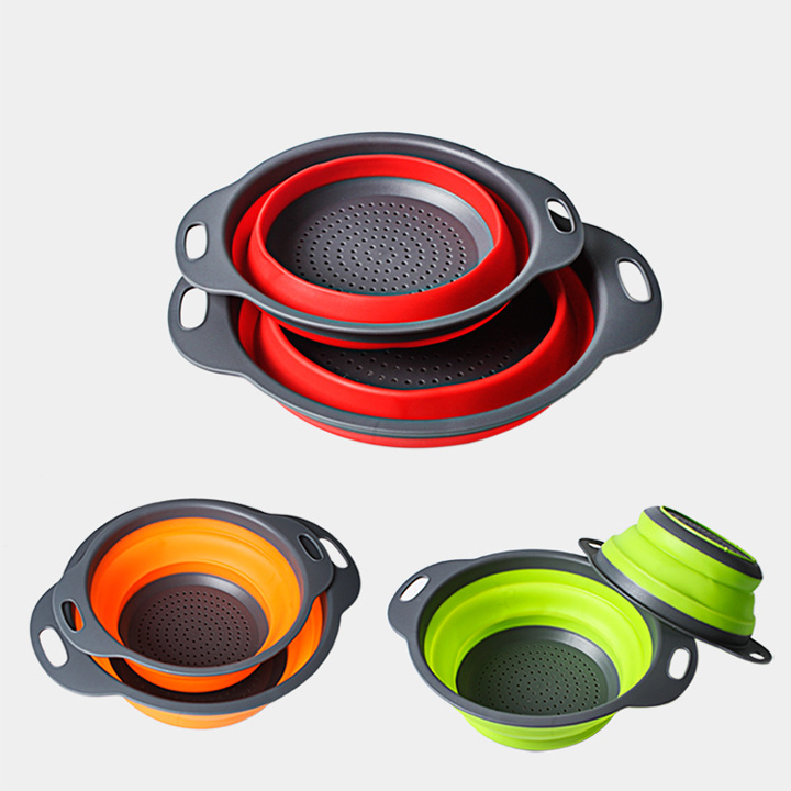 Combo mua 1 tặng 1 rổ gấp gọn thông minh đa năng tiện lợi bằng silicon Minh House