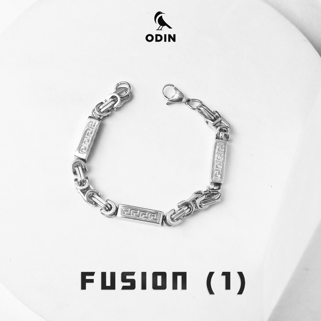 Vòng tay ODIN Fusion phong cách futuristic - thép titan 316L - bảo hành trọn đời