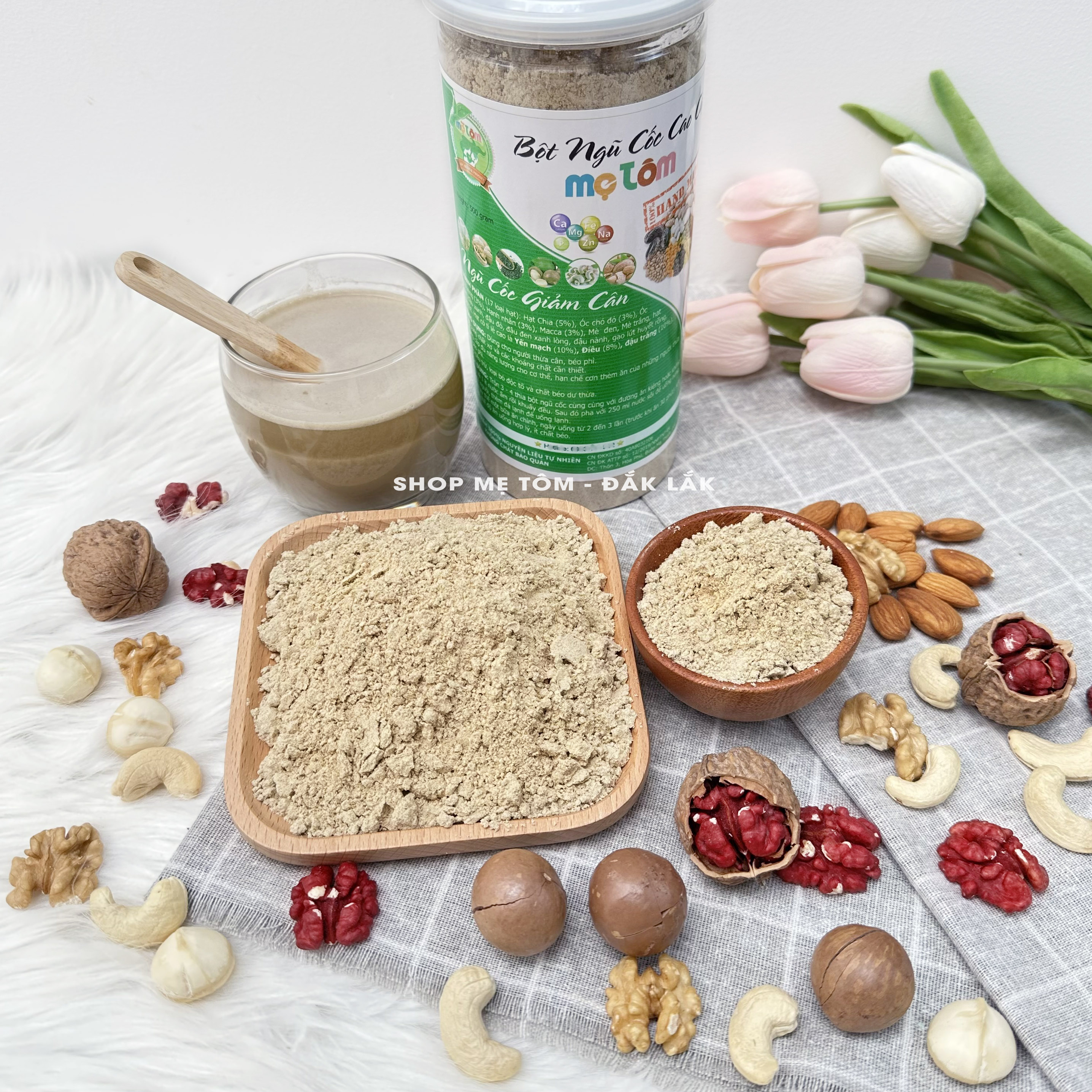 [1KG] BỘT NGŨ CỐC GIẢM CÂN HIỆU QUẢ AN TOÀN CHO NGƯỜI THỪA CÂN, GIẢM BÉO TOÀN THÂN GỒM 17 LOẠI HẠT shop vothithu90