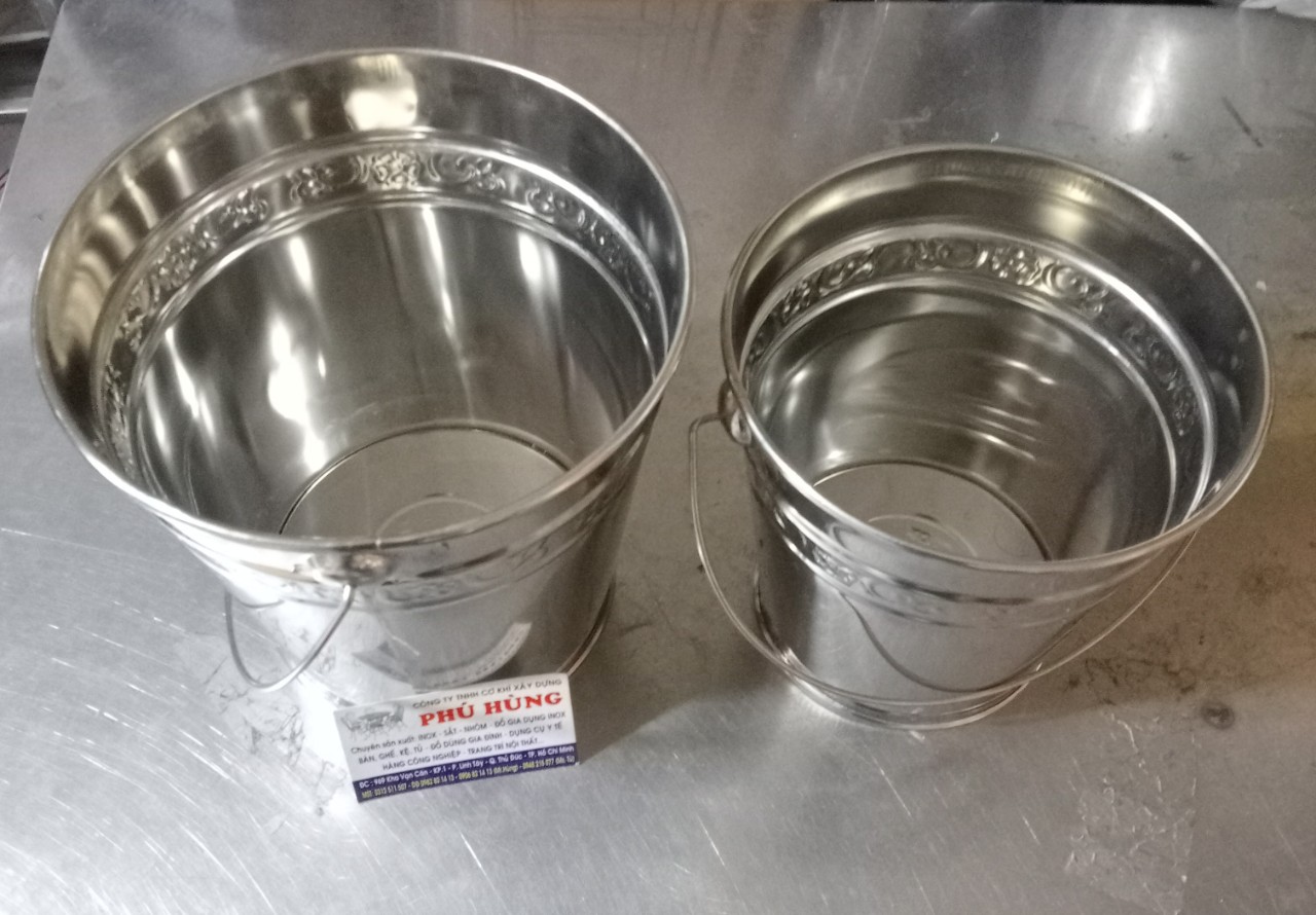 Xô đá inox 304