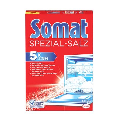 Muối rửa chén Somat specila salt 1,2kg dành cho máy rửa chén Đức Gugo Mart