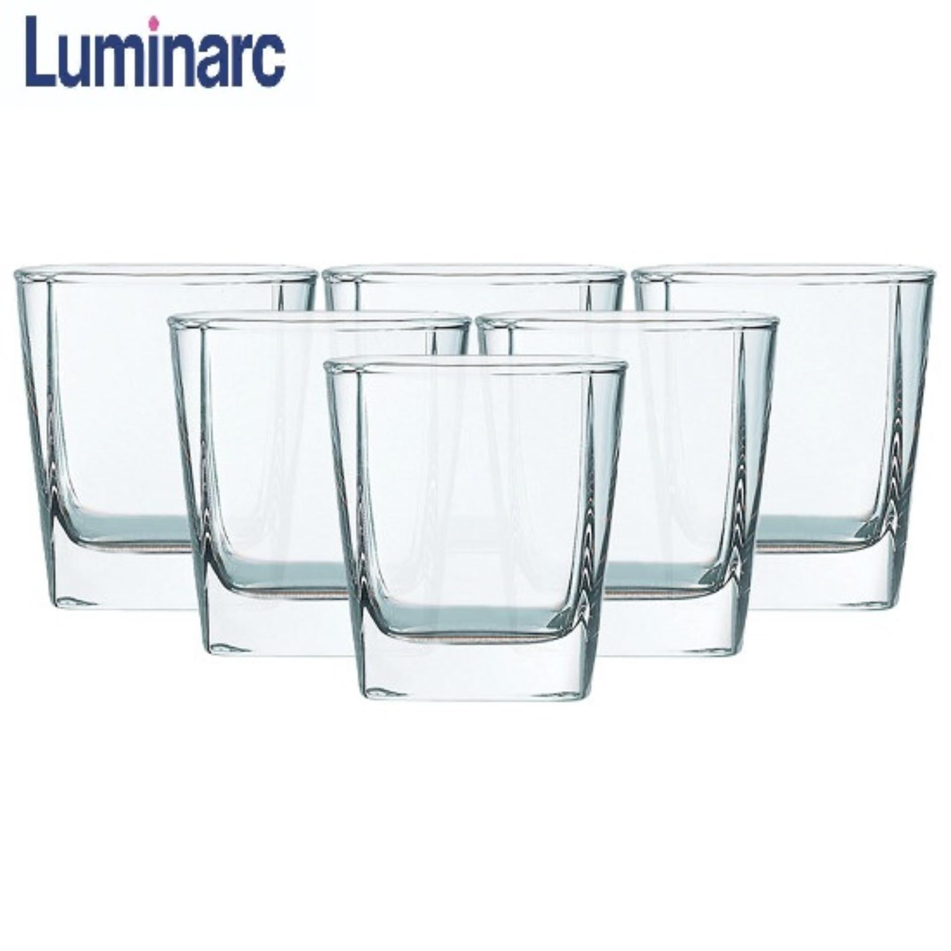 Bộ 6 ly thủy tinh thấp Luminarc Sterling 200ml G2516 (Trong suốt)