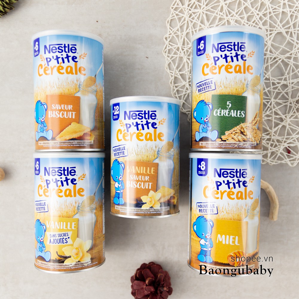 Bột lắc sữa Nestle Pháp cho bé 400gr