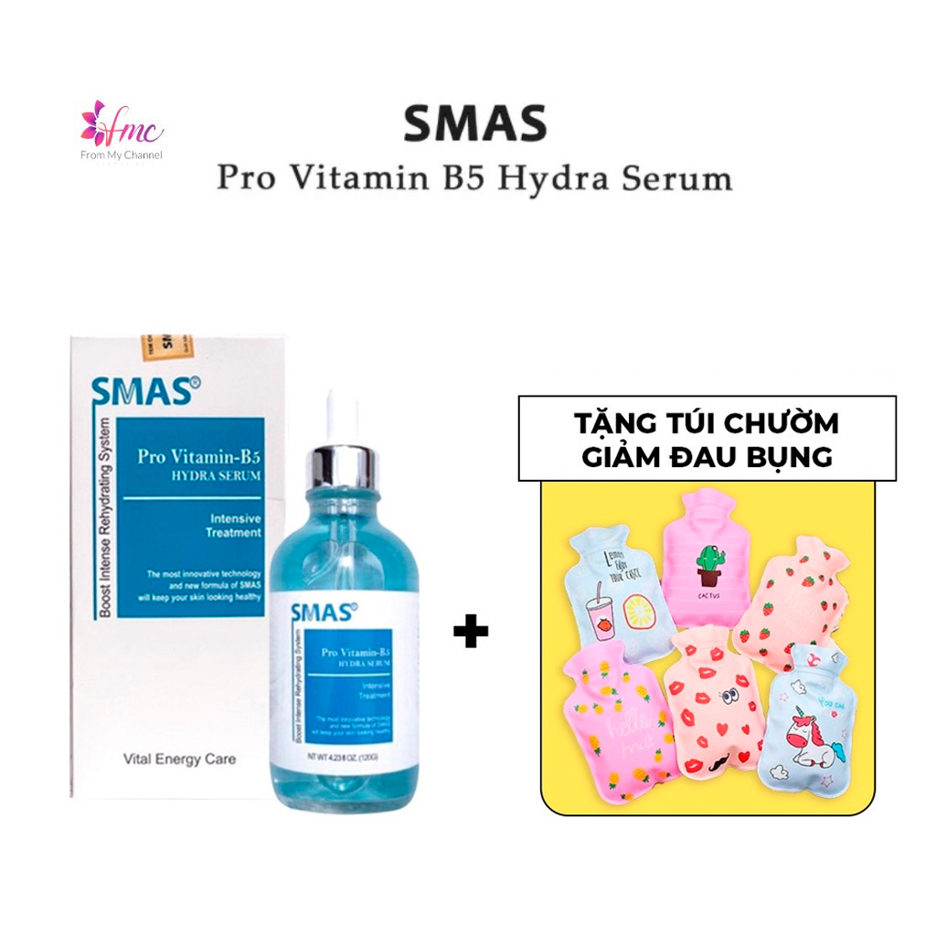 [MUA 1 TẶNG 1] Smas Pro Vitamin B5 Hydra Serum 120ml + Tặng 1 túi chườm giảm đau bụng