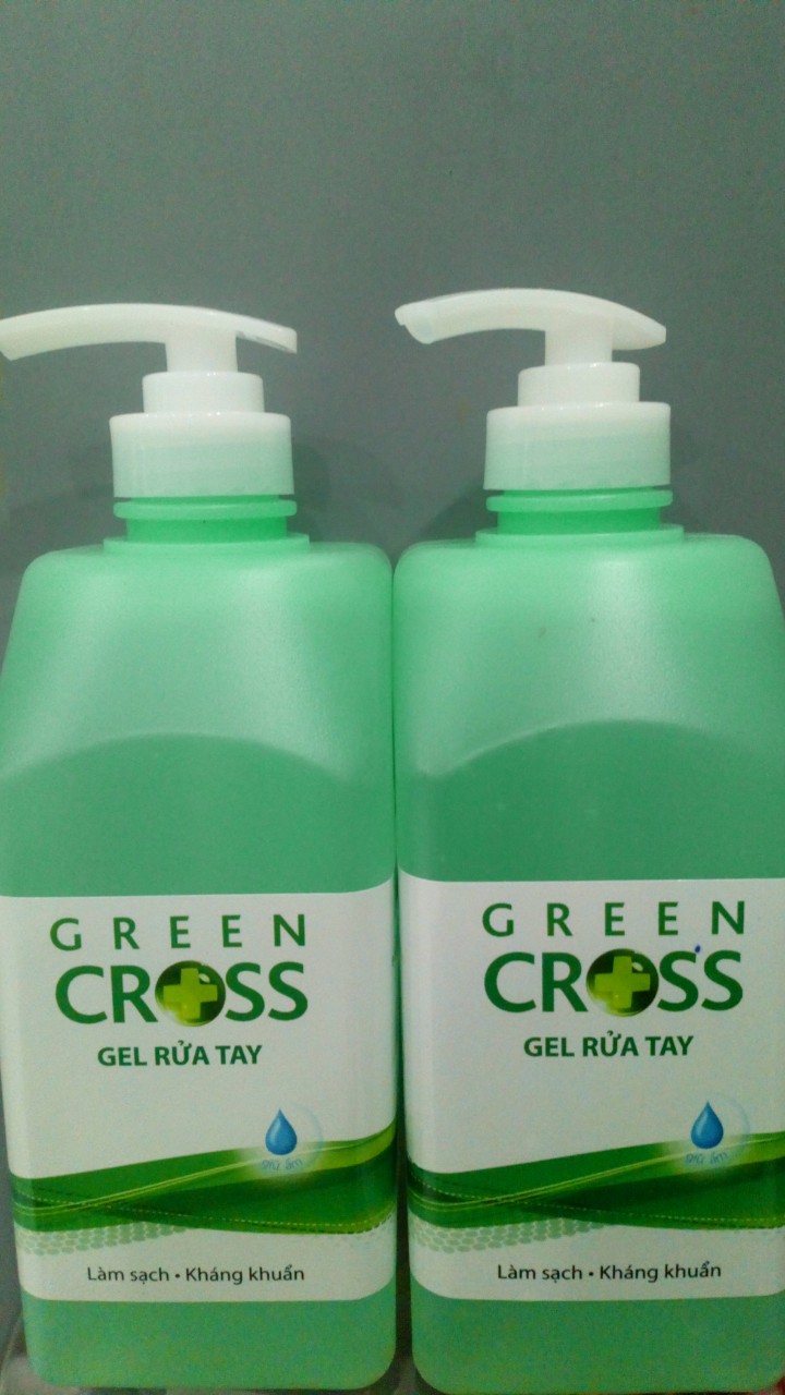 Gel rửa tay khô trà xanh 500ml green cross