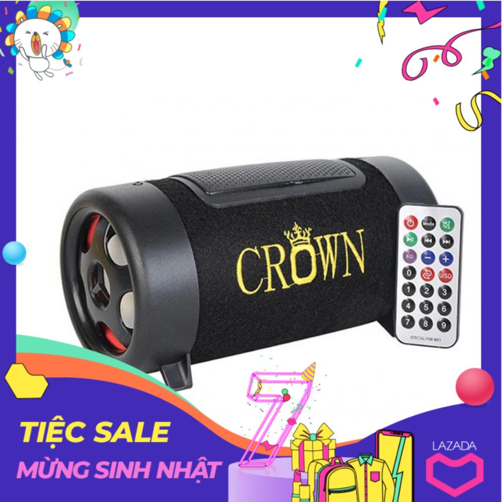 Loa nghe nhạc thẻ nhớ, usb crown 4 đế