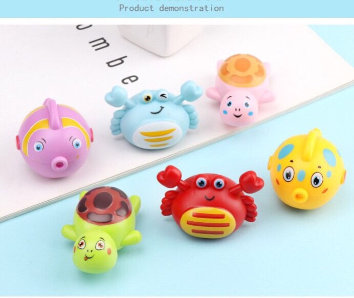 [Nhiều mẫu] Động vật biển chạy cót xinh xắn cho bé yêu - xe thú chạy đà -  Smart Baby
