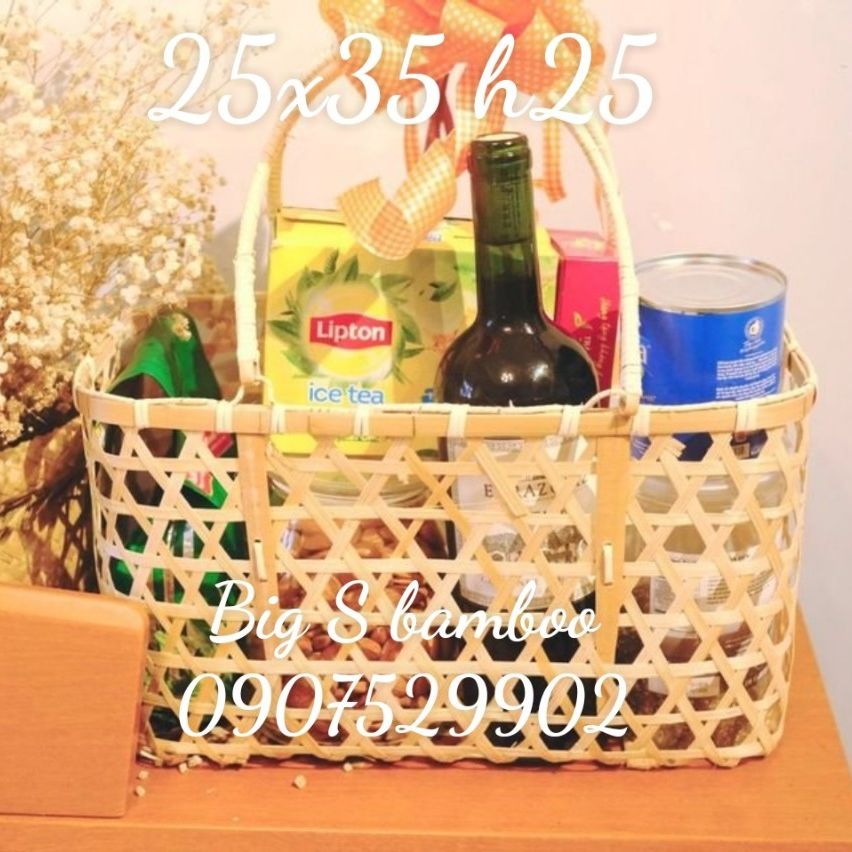Giỏ Tre Đựng Quà, Trái cây Tặng Khách Hàng, Đối Tác