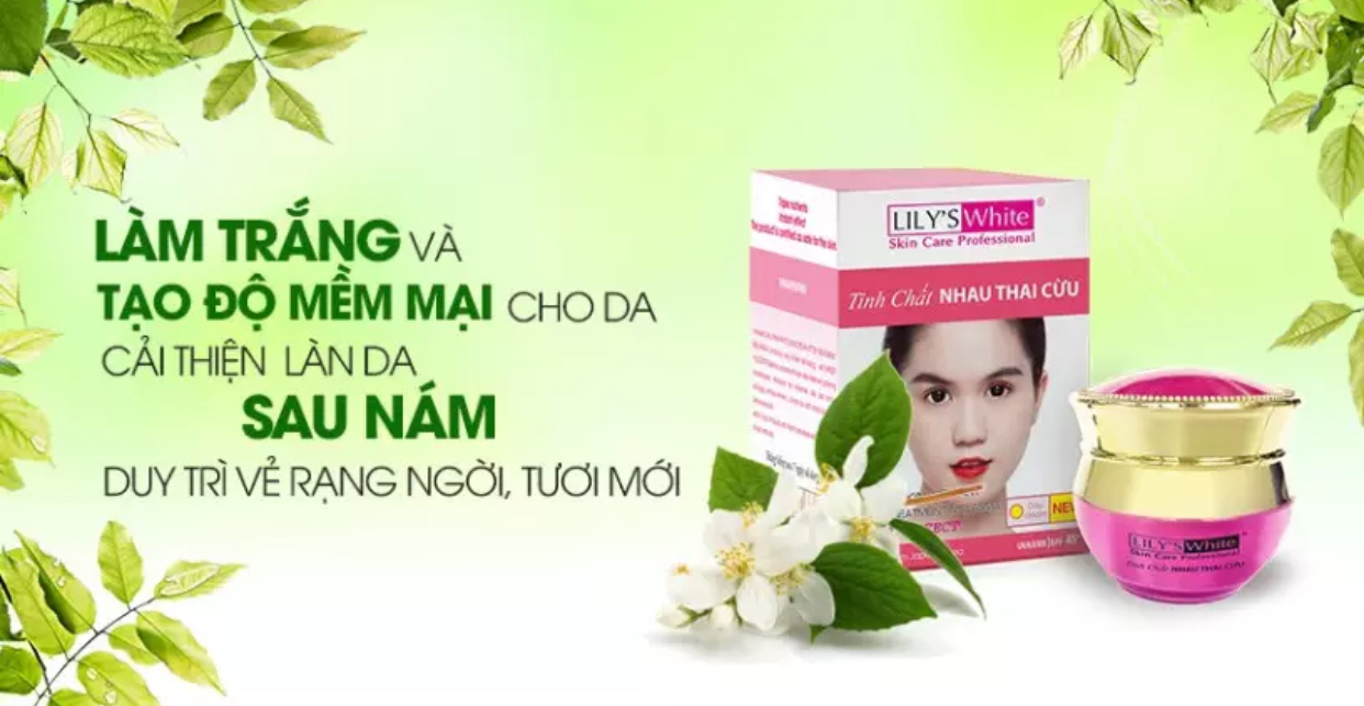 Kem dưỡng trắng da - ngừa mụn Lily’s White Nhau Thai Cừu