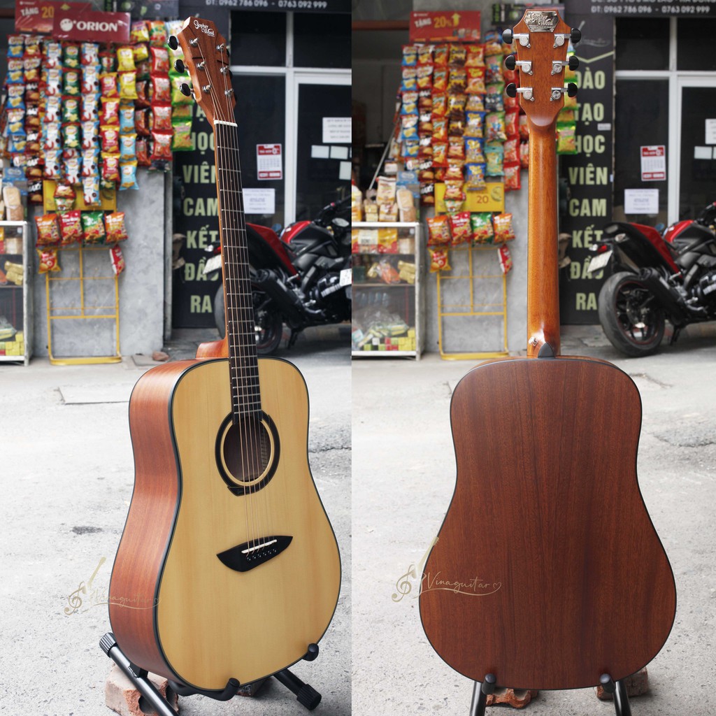 [ Thanh lí nửa giá gốc ] Đàn guitar acoustic Gopher Wood G-100NS chính hãng guitar Hàn Quốc tặng full phụ kiện