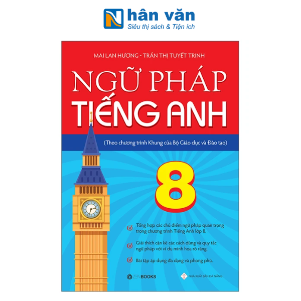 Sách - Ngữ Pháp Tiếng Anh Lớp 8 (Theo Chương Trình Khung Của Bộ Giáo Dục Và Đào Tạo)