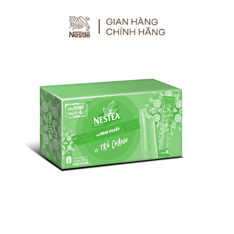 Hộp trà kem tuyết Nestea vị trà chanh
