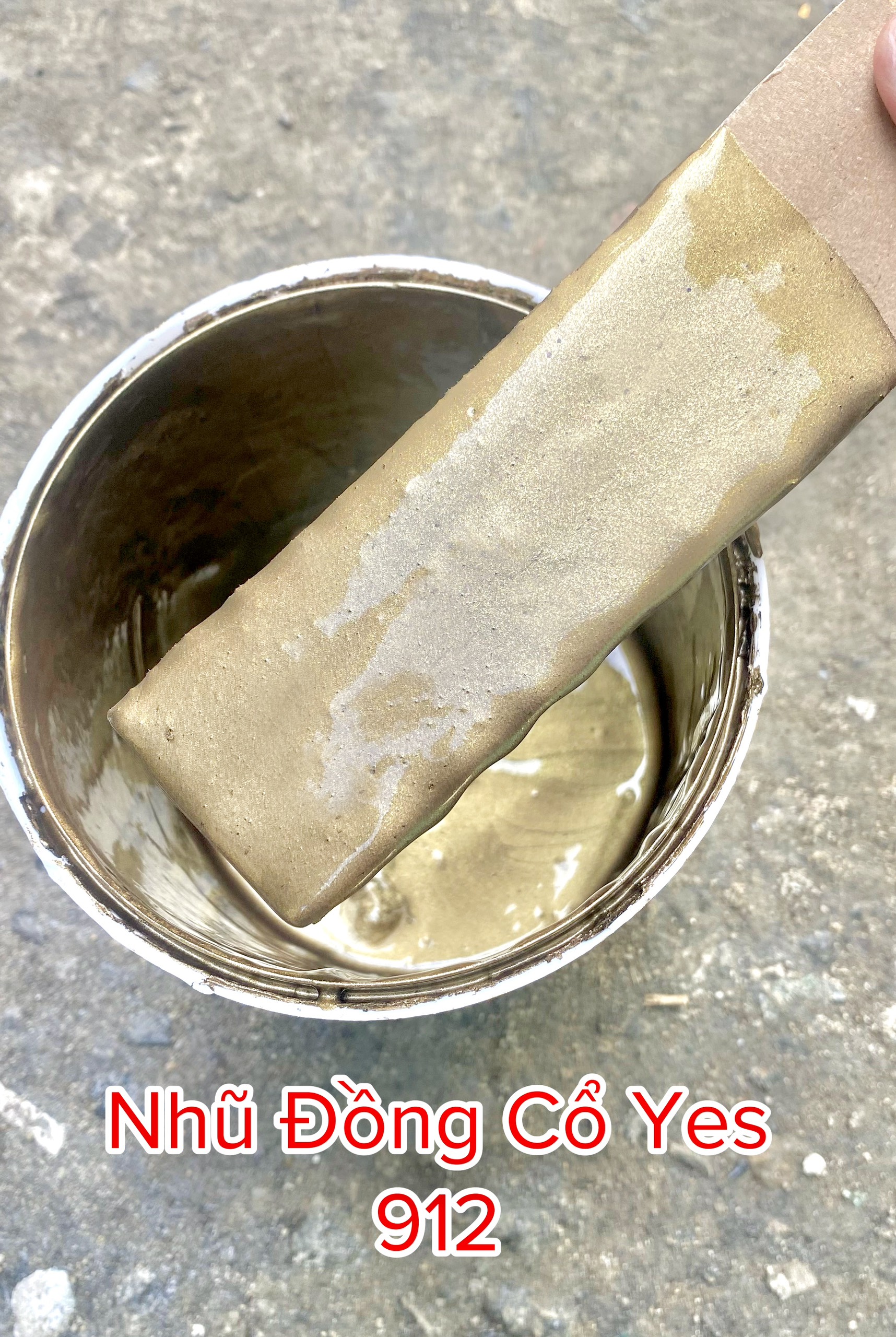 Nhũ đồng cổ 912 yes và nhũ đồng đen yes 909