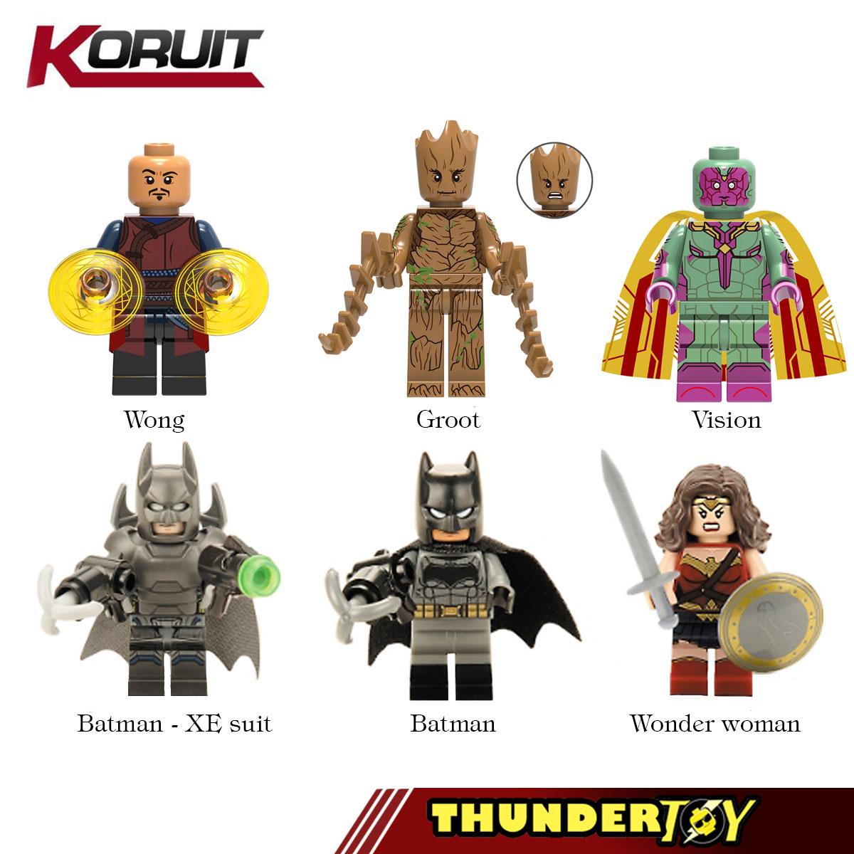 [HCM]Đồ chơi lắp ráp Mini Figure nhân vậtsiêu anh hùng minifigures superhero