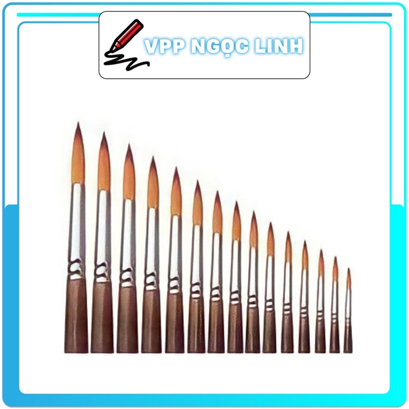 Cọ vẽ đi nét hand đầu tròn zbs2